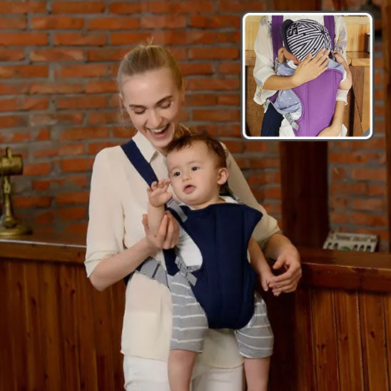 bon support avec le porte bébé