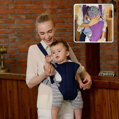bon support avec le porte bébé