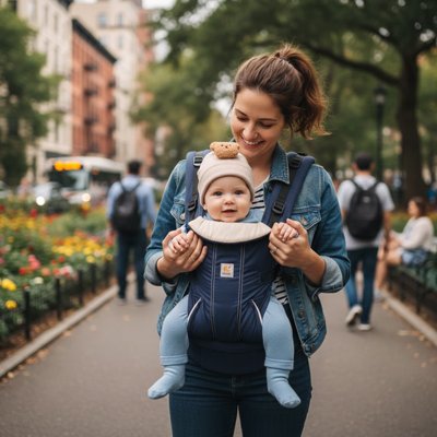 Bonnet bebe maman protège bebe du froid