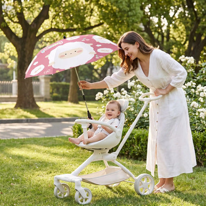 Ombrelle pour poussette maman protège son bebe