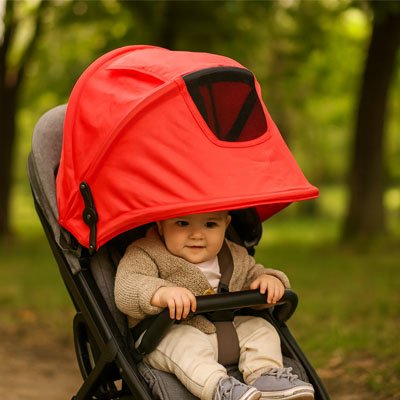 Par soleil pour poussette​  bebe bien protégé