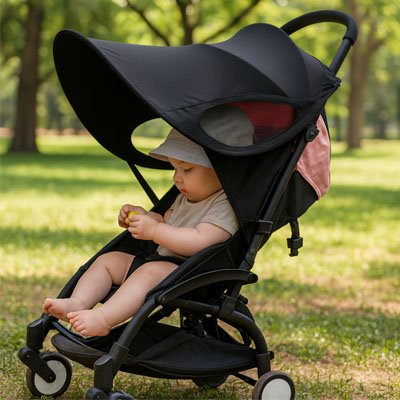 Par soleil pour poussette​ protection ultime