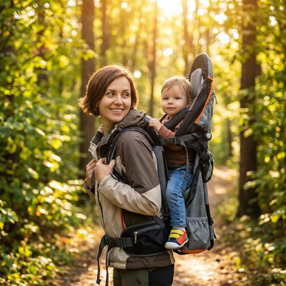 porte bebe randonnee avec maman