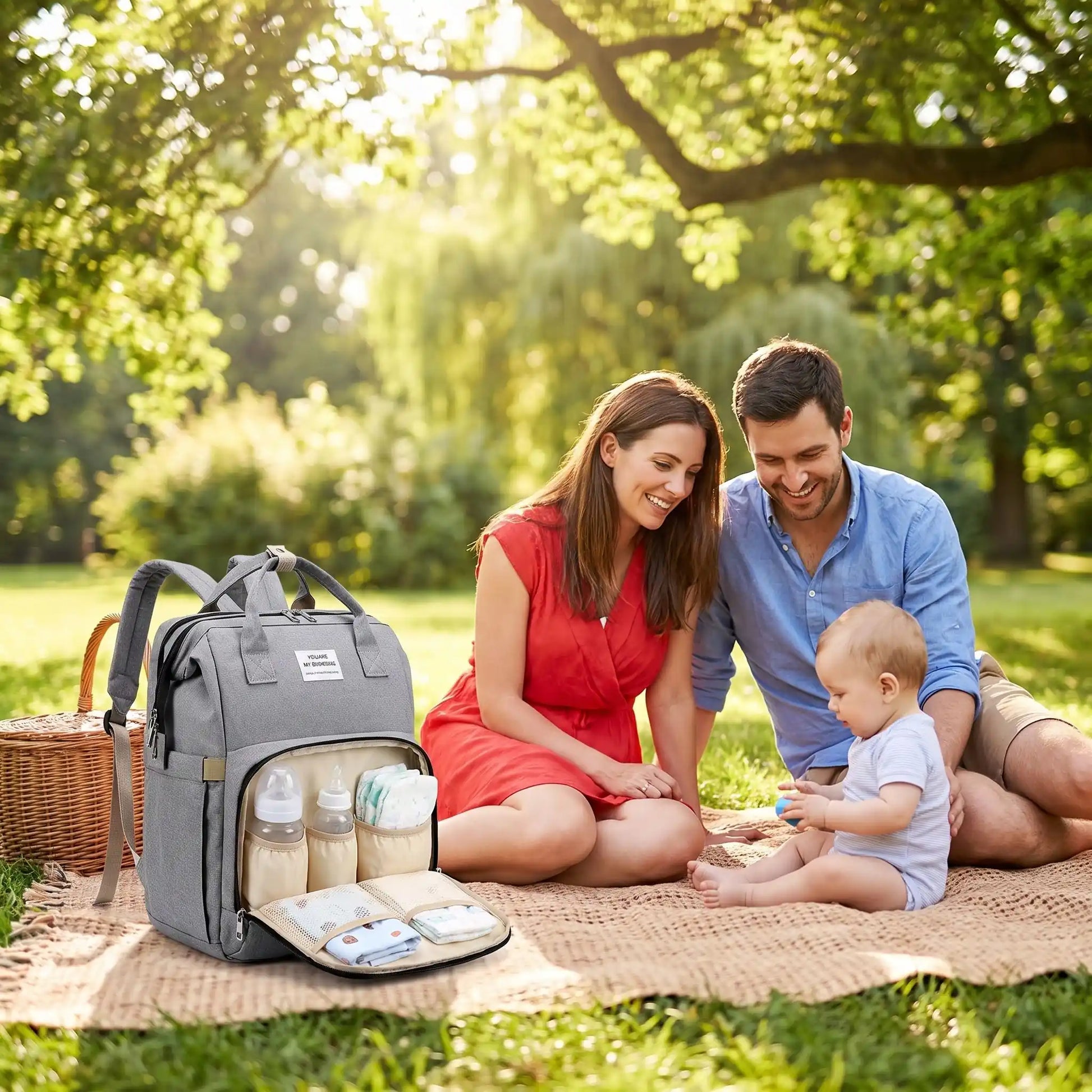 sac à langer balade en famille