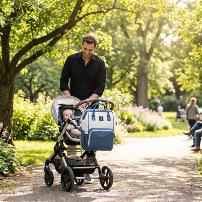 sac à langer papa en balade avec bebe